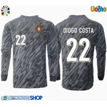 Maglie da calcio Portogallo Diogo Costa #22 Portiere Seconda Maglia Europei 2024 Manica Lunga